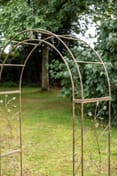 Patina Woodland Metal Garden Arch