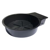 AutoPot 1Pot XL Tray and Lid Black - Grommeted - for Original AQUAvalve / 6mm Pipe - main