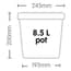 AutoPot 8.5 L WhitePot - in use