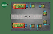 AutoPot Watering System for 8x6 Greenhouse - 2x Tray2Grow & 6 15L 1Pot Module