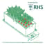 AutoPot Tray2Grow Fabric Planter - RHS line drawing