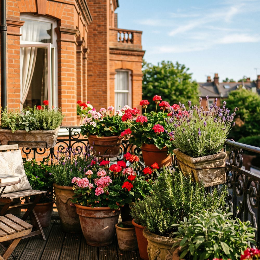 10 Best Balcony Plants for Sunny UK Balconies | Expert Picks