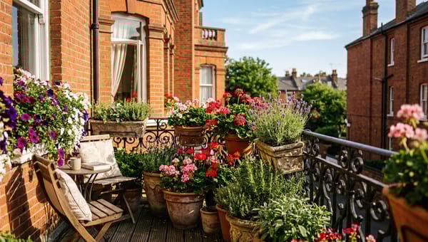 10 Best Balcony Plants for Sunny Balconies in the UK