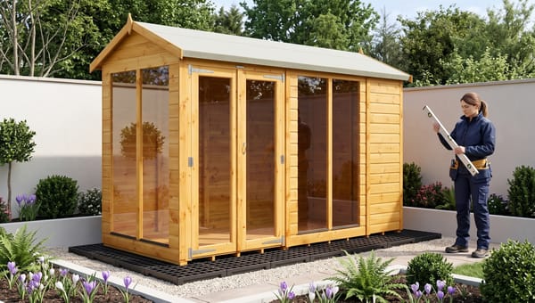 Best Base for a Summerhouse or Log Cabin