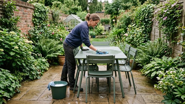 How to Clean Aluminium Garden Furniture Safely