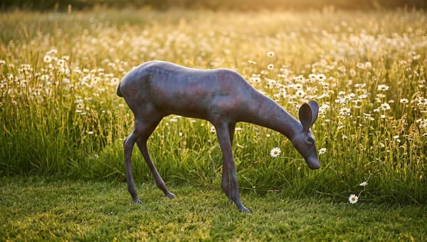 Deer & Stag Garden Statues: Does, Stags & Woodland Herds