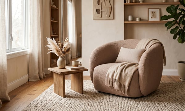 Curves and Bouclé: The 2026 Living Room