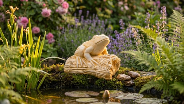 Frog & Squirrel Garden Ornaments: Small Wildlife Picks
