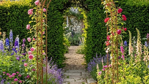 Garden Arches: Wood vs Metal, Climbing Plants & Installation Guide