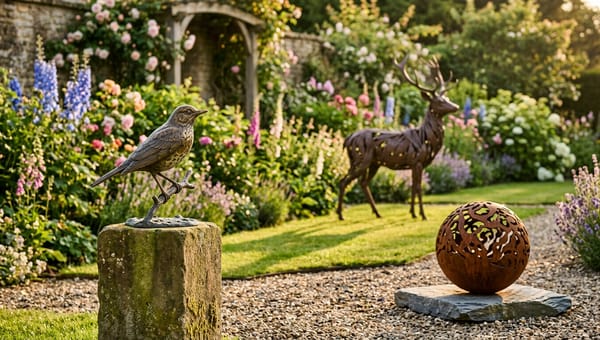 Metal Garden Ornaments: Rust Finishes, Weathering and Care Guide