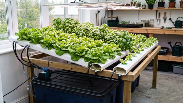 NFT Hydroponics UK: Flow, Slope and Crop Guide