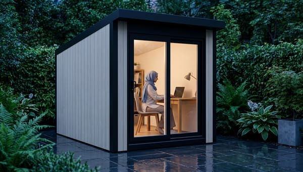 How to Make a Summerhouse Office Work All Year