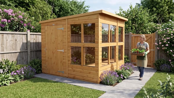 Where Should a Potting Shed Go?