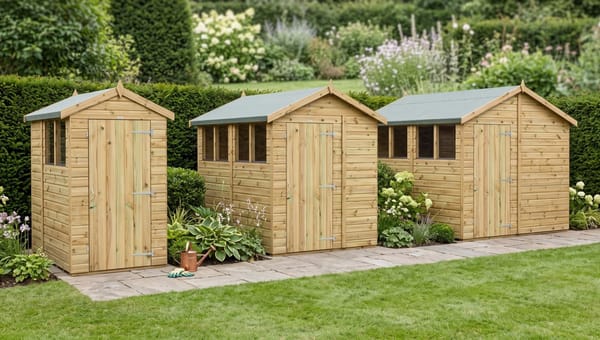 What Size Shed Do I Need? 6x4, 8x6 and 10x8 Layouts