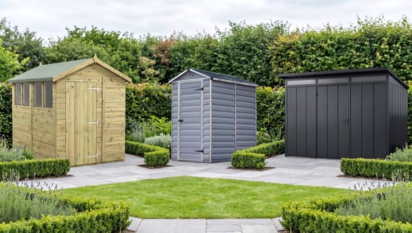 Wooden vs Metal vs Plastic Sheds: Which Is Best in the UK?