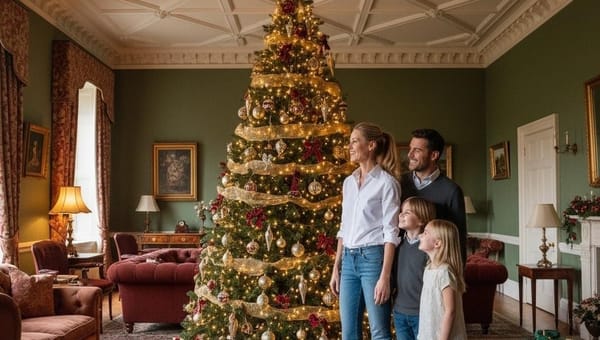 What is the Best Height for an Artificial Christmas Tree? Complete UK Guide 2025