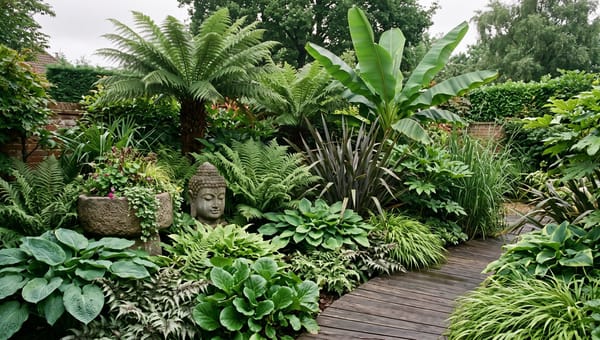 Tropical Garden Ideas for UK Gardens: The Jungle Look