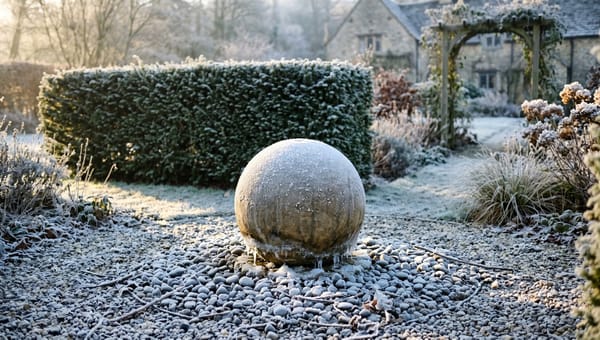 Winter Care for Stone, Steel and Resin Water Features