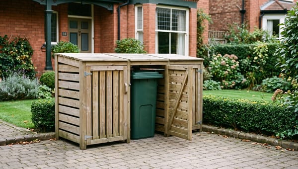 Wheelie Bin Storage Sizes for 140L, 240L and 360L Bins