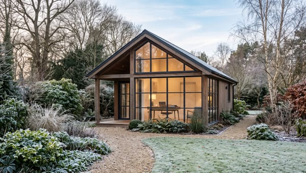 How to Make a Summerhouse Office Work All Year