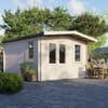 Double Doors Left / Window Right
