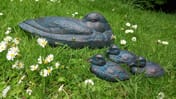 Duck and Ducklings Bronzed Garden Ornaments original product photo