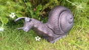 Giant Snail Bronzed Garden Ornament - Original Product Photo
