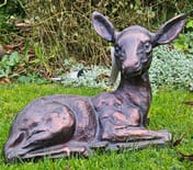 Lying Fawn Garden Ornament