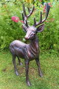 Standing Stag Garden Sculpture Ornament