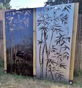 Bamboo Steel Decorative Garden Screen