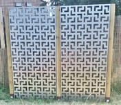 Mosaic Steel Decorative Garden Art