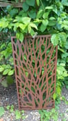 Wild Branches Steel Decorative Garden Wall Panel