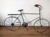 Vintage Bike Steel Garden Wall Panel