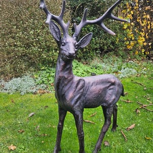 Stag Buck Garden Sculpture Ornament Large