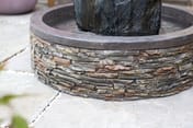 Snowdonia Monolith Water Feature - Natural Worn Rock Finish