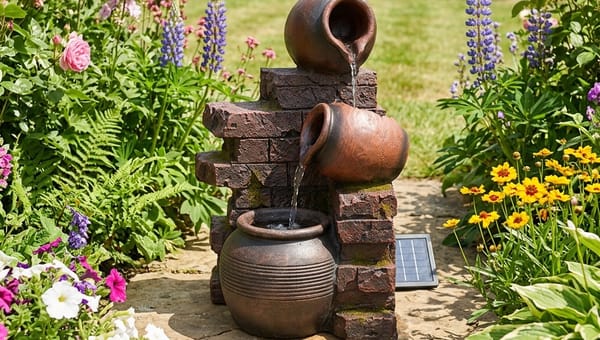 Small Water Features: 9 Picks for Balconies, Courtyards & Tiny Gardens
