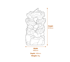 Forest Springs Solar Water Feature Dimensions Diagram