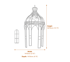 Regal Metal Garden Gazebo Dimensions Diagram