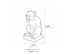 Demon Garden Statue Dimensions Diagram