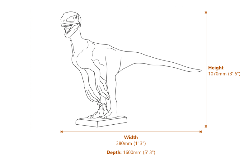 Crane Garden Ornaments Dimensions Diagram