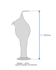 Egret Metal Garden Ornament Dimensions Diagram