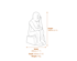 Stanley Contemporary Art Garden Statue Dimensions Diagram
