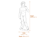 David Garden Ornament Dimensions Diagram