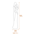 Large Affection Garden Statue Dimensions Diagram