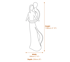 Extra Large Infinite Love Garden Statue Dimensions Diagram