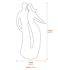 Large Inseparable Garden Statue Dimensions Diagram
