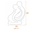 Kiss Garden Statue Dimensions Diagram