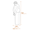 Sophia on Column Garden Statue Dimensions Diagram