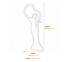 True Love Garden Statue Dimensions Diagram