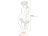 Grecian Girl Garden Statue Dimensions Diagram